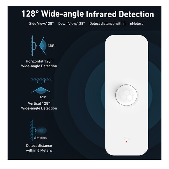 Smart Live Wifi PIR Motion Sensor 4 Pack detects human body movement - Picture 4 of 7